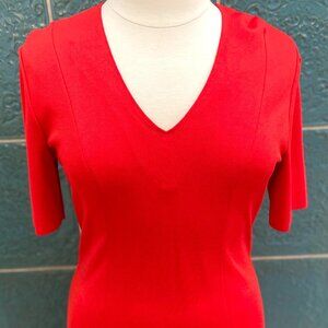 NWT St. John knit flared dress, size 12